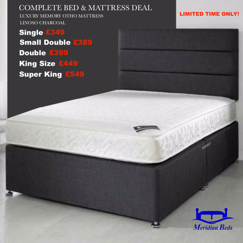 APRIL SALE! Full bed package + luxury memory ortho mattress